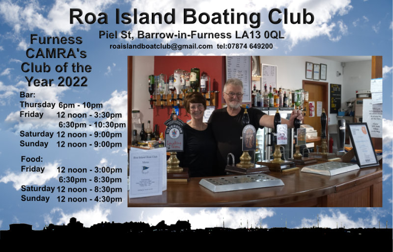 Roa Island Boating Club Advert